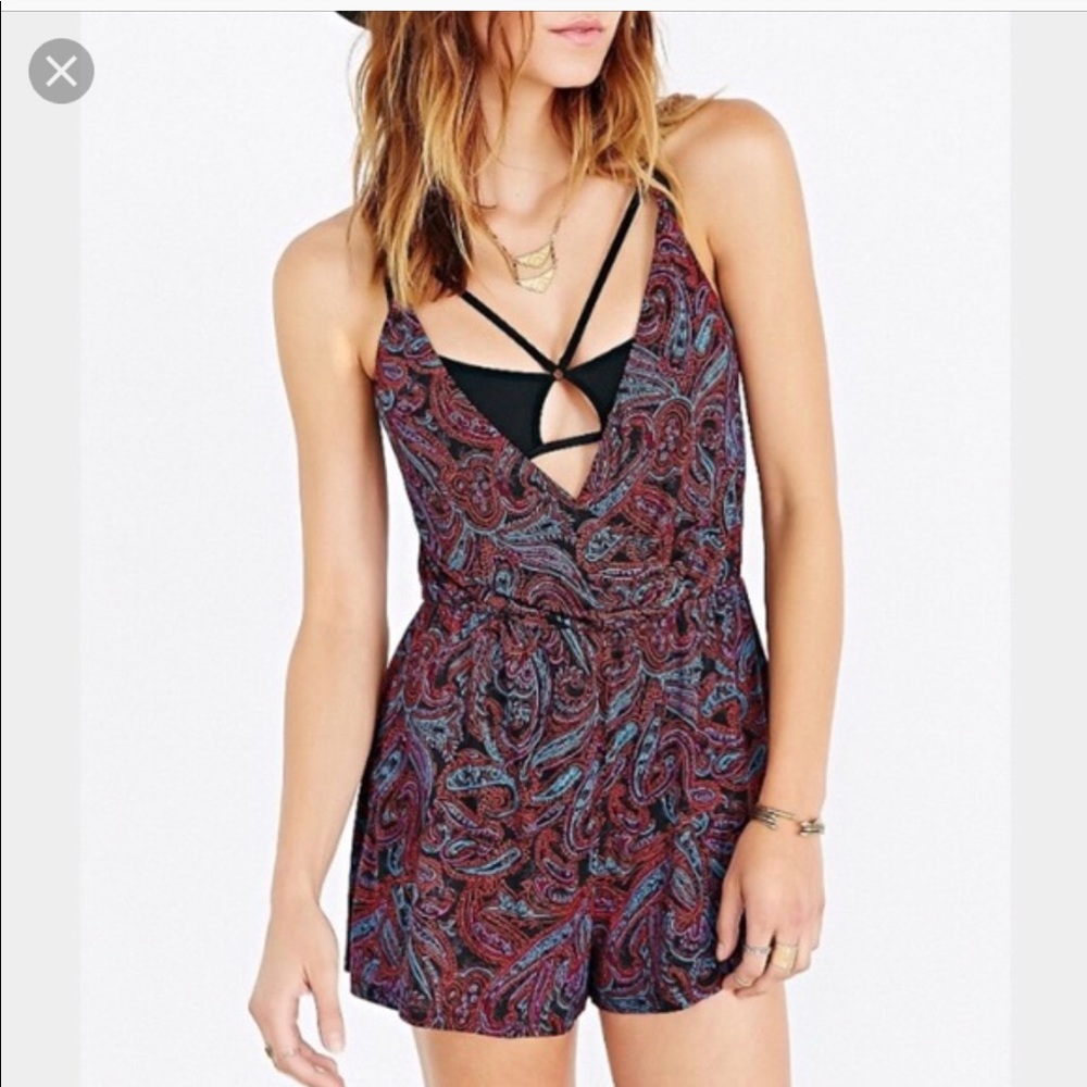 Paisley romper
